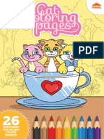 Cat Coloring Pages PDF