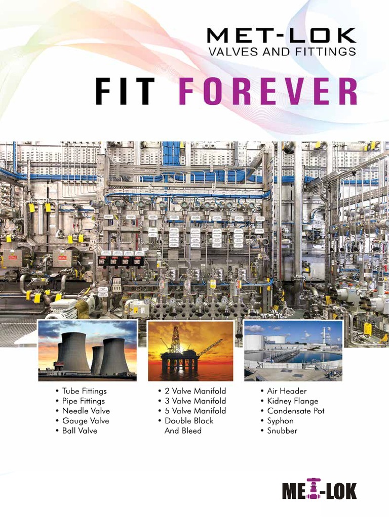 MET-LOK Valves and Fittings Overview | PDF