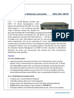 E1 To Ethernet Converter HPC-4E1-4ETH: Description