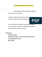 Síndrome de Absorción Intestinal Deficiente en El Adulto