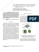 In-Vitro Characterization of An Im Mplantable Thermal Flow Sensor For Hydr Rocephalus