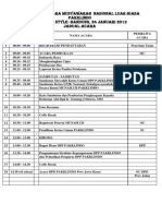 KONSEP Rundown Acara Munas II - Copydraf