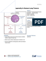 Metabolic Heterogeneity in Human Lung Tumors