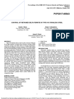 Control of Retained Delta Ferrite in Type 410 Stainless Steel