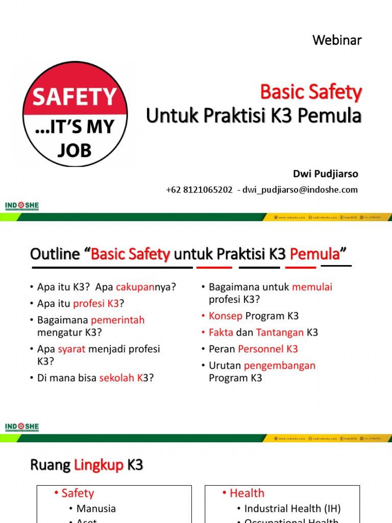 Materi Basic Safety 1 PDF Futurology Occupational Safety And Health