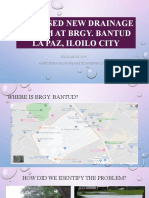 Proposed New Drainage System at Brgy Bantud La Paz Iloilo City