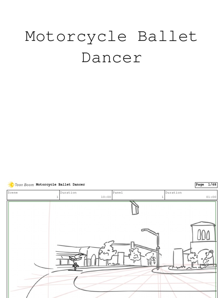 Motorcycle Ballet Dancer Scenes Overview | PDF