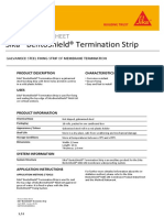 Sika® Bentoshield® Termination Strip: Product Data Sheet