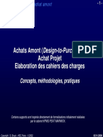 Sourcing and Management Des Achats Cours 03 Achats Amont Design-to-Purchasing Achat Projet Elabor