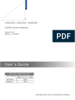 Zyxel Uag4100 Handleiding PDF