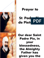 Prayer To St. Padre Pio de Pietrelcina