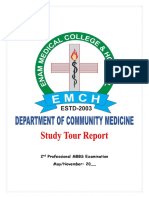 2nd Professional MBBS Examination Study Tour Report