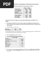 2019-20 Man 310 Financial Management Midterm Prepatory Questions