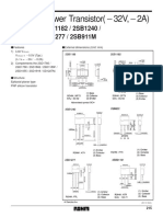 Medium Power Transistor (32V, 2A) : 2SB1188 / 2SB1182 / 2SB1240 / 2SB822 / 2SB1277 / 2SB911M