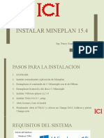 INSTALACION MINEPLAN 15.4