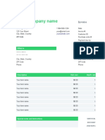 Invoice Template Excel22