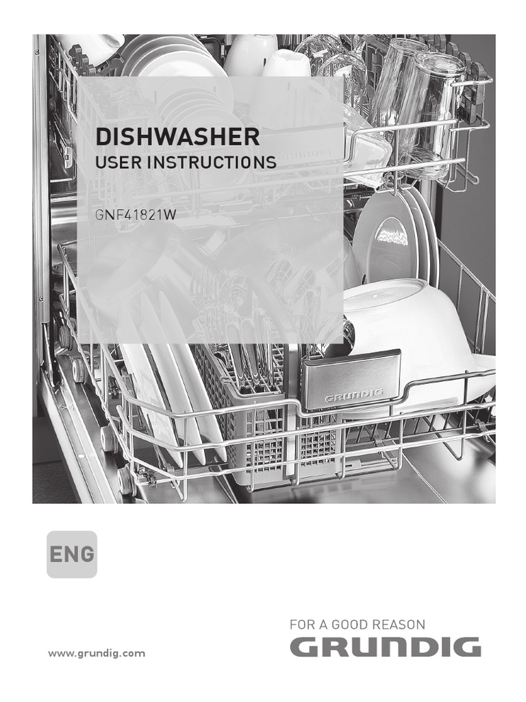 Dishwasher User Instructions PDF Ac Power Plugs And Sockets Dishwasher