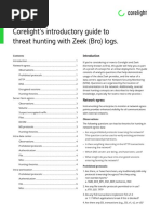 Corelight's Introductory Guide To Threat Hunting With Zeek (Bro) Logs