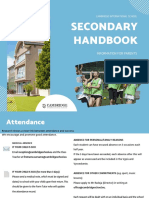 Secondary Handbook: Information For Parents