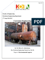 Corrosion Engineering: Koya University Faculty of Engineering Petroleum Engineering Department 3 Stage 2016/2017