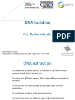 DNA Isolation: Doc. Ruslan Kalendar