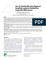 Future Direction of Sustainable Development in Private Hospitals: General Similarities and Speci Fic Differences