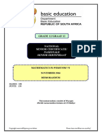 Mathematics P1 Nov 2016 Memo Afr & Eng