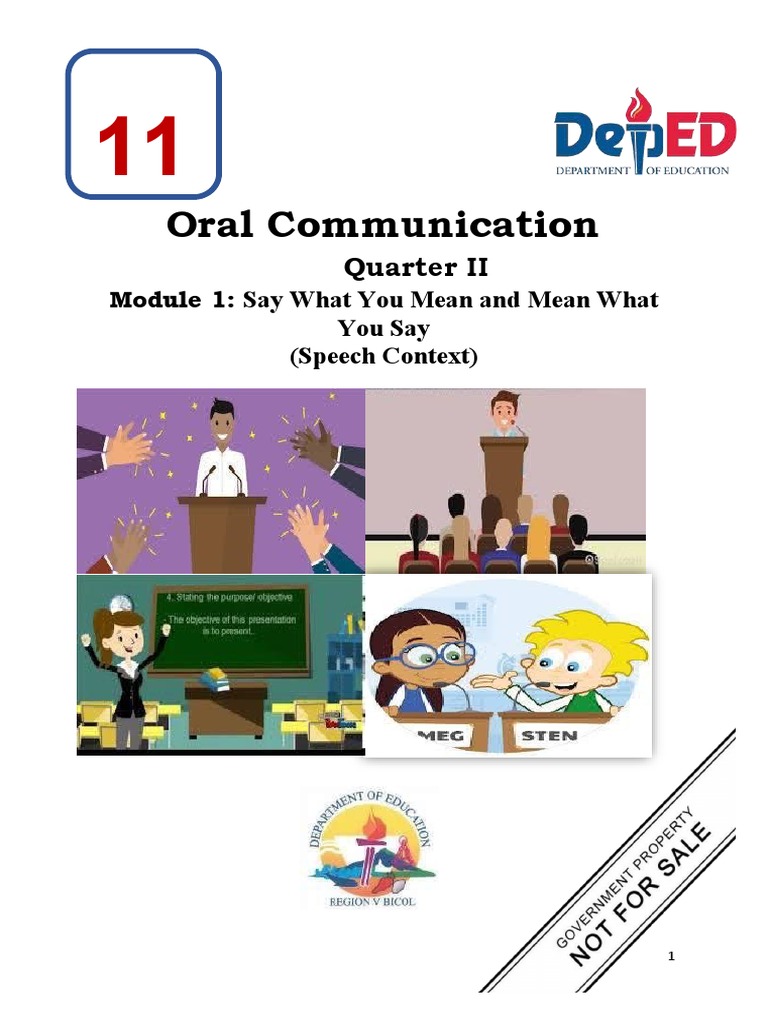 oral communication 2nd quarter