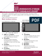 AVIC-Z830DAB Quickstart Manual SV