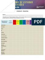 Checklist para Estudar Pediatria PDF