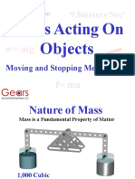 Forces Acting On Objects: 9.8meters/sec