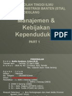 DEMOGRAFI DAN TEORI PENDUDUK