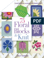 75 Floral Blocks To Knit