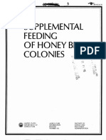 Supplemental Feeding of Honey Bee Colonies: JM AIB 413/6/78