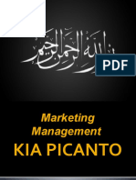 Marketing Management Presentation On KIA PICANTO