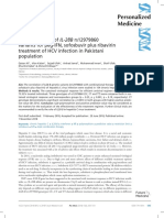 Predictive Value of IL-28B rs12979860 Variants For peg-IFN, Sofosbuvir Plus Ribavirin Treatment of HCV Infection in Pakistani Population