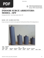 Indoor Surge Arresters-Model - SPF