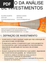 Análise de Investimentos