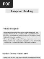 Exception Handling