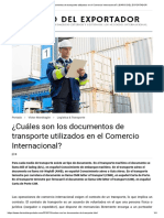 ¿Cuáles son los documentos de transporte utilizados en el Comercio Internacional_ _ DIARIO DEL EXPORTADOR