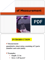 Chapter 1 (Measurement of Chemistry)