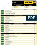 Checklist (2) CAT 321D