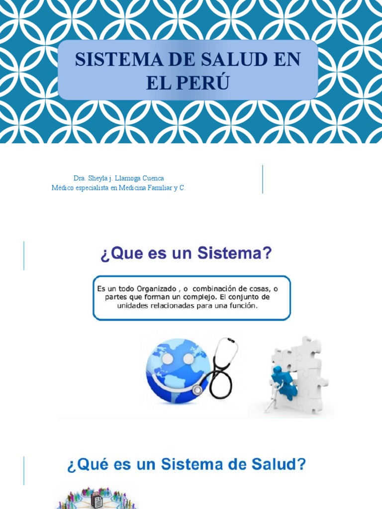 Sistema de Salud en el Perú | PDF | Relaciones personales, crianza y ...