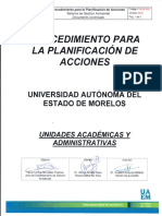 P-SGA-006 Procedimiento de Planificación de Acciones