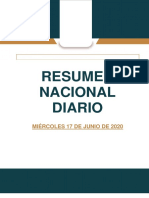 Resumen Nacional Diario 17-06-2020