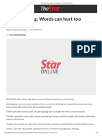 Cyberbullying_ Words can hurt too _ The Star Online
