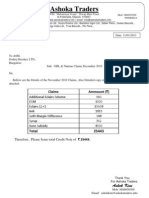 Ashoka Traders - Ghl Claims - December 2010