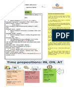 Pluralization - Articles - Prepositions of Time (Theory)