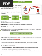 Aula - Verbal - Não Verbal - Tipos de Texto - Funções da Linguagem