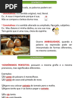 Aula - Homônimos e Parônimos